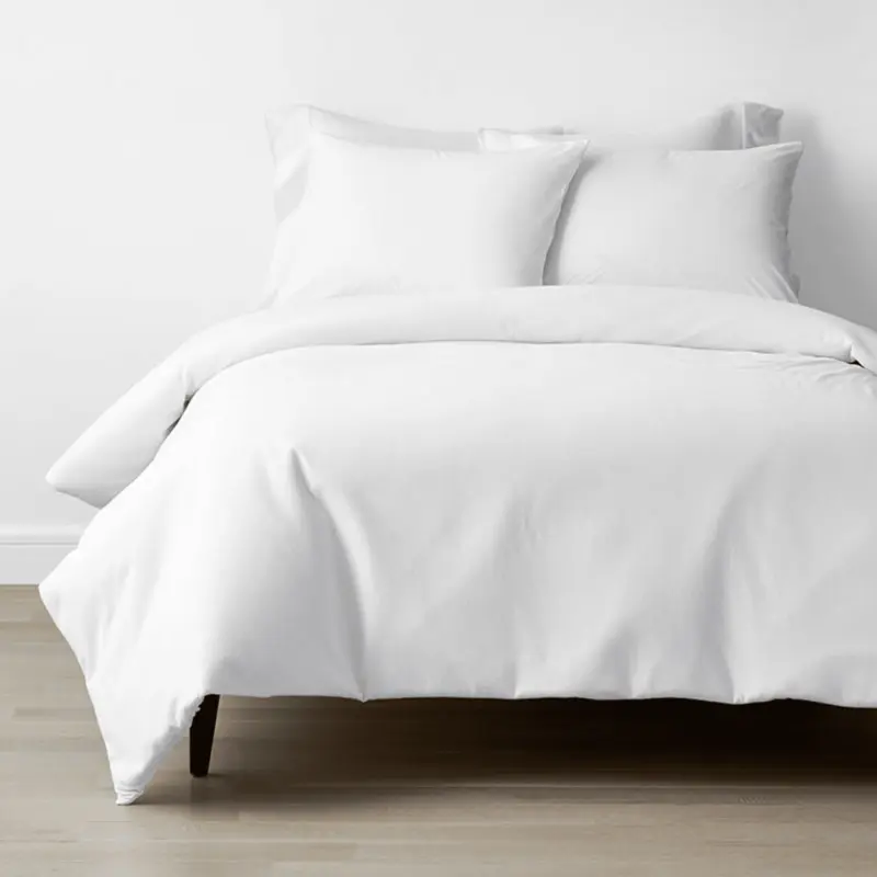 White Percale 300 TC Bedsheet Set